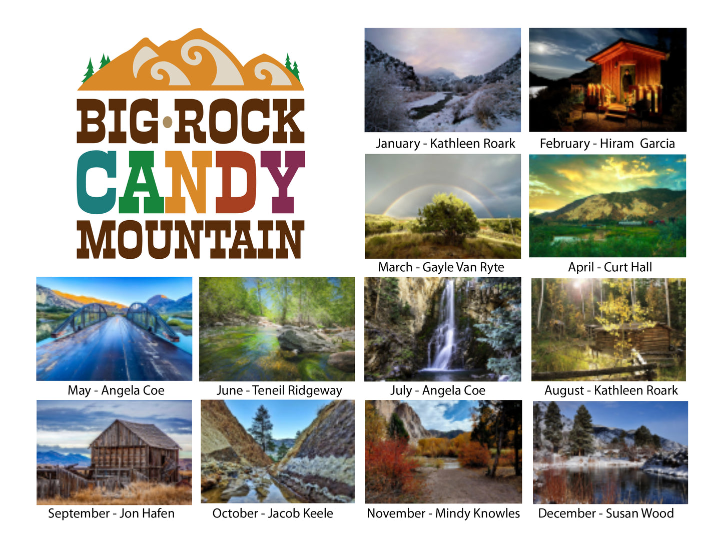 2025 Big Rock Calendar