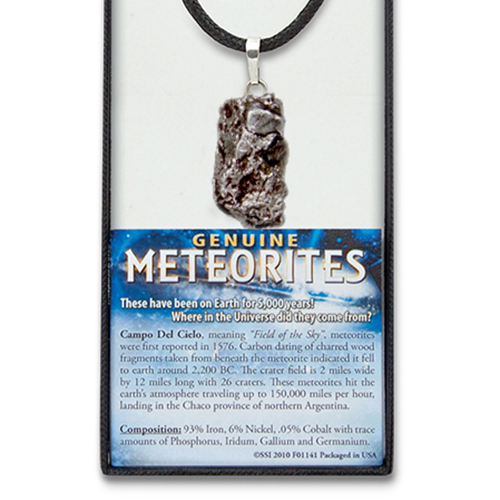 Genuine Meteorite Necklace