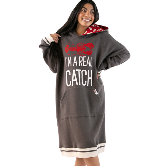 I'm a Real Catch Sleep Hoodie