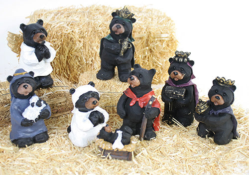 8 Piece Bear Nativity