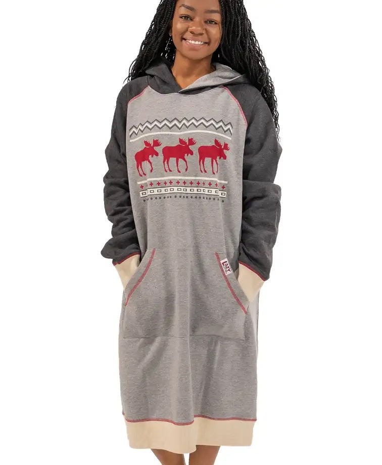 Cabin Moose Sleep Hoodie